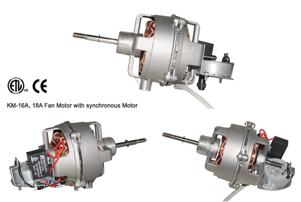 KM-16A, KM-18A Motor De Ventilador Con Motor Síncrono