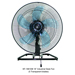 KF-1881D 18” (45cm) Industrial Desk Fan